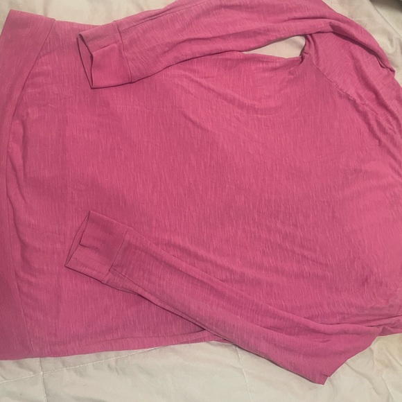 EUC Victoria’s Secret PINK! Neon pink long sleeve tee in S - Picture 14 of 16